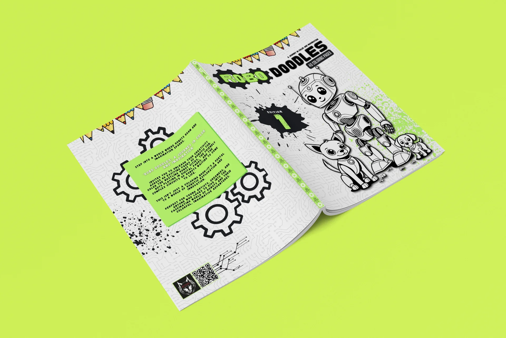 Robo Doodles – A Journey in Color and Imagination (Volume I) detail image